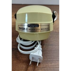 Vintage Pollenex Sveda II Swedish Style Massager Model S-180 Tested Works B12